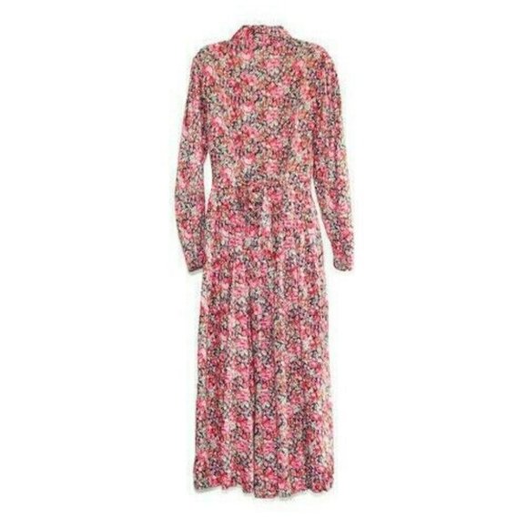 Vintage Laura Ashley Dress US 8 Floral Button Up - Picture 5 of 8